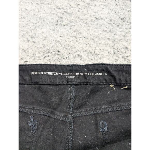 Chicos Jeans Women 3 Black High Rise Normcore Slim Leg Stretch Casual Denim - Picture 5 of 11